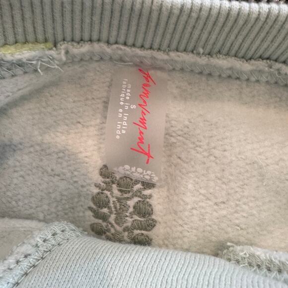 Free People Intercept Colorblock Sweatshirt Size Small - Picture 11 of 14